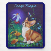 Pembroke Welsh Corgi Mousepad Muismat (Voorkant)