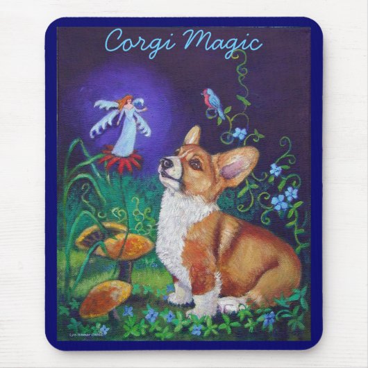 Pembroke Welsh Corgi Mousepad Muismat (Voorkant)