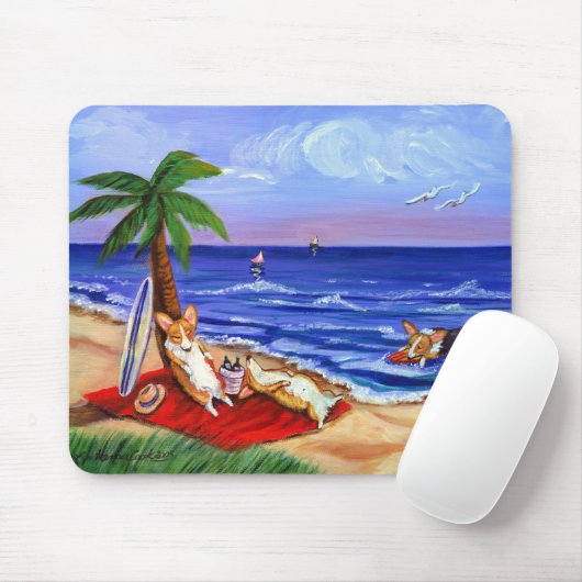 Pembroke Welsh Corgi Mousepad Muismat (Met muis)