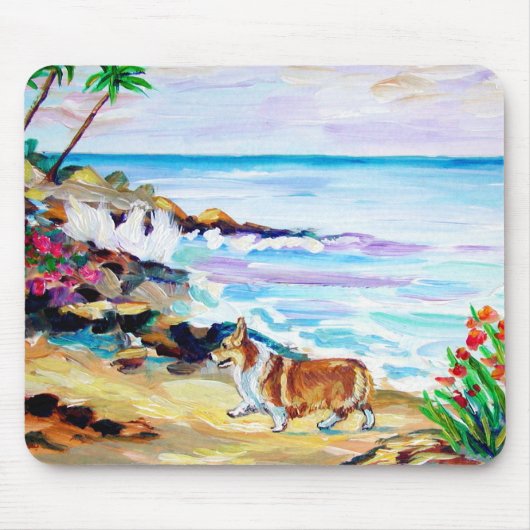 Pembroke Welsh Corgi Mousepad Muismat (Voorkant)