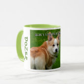 pembroke welsh corgi op uw mok (Voorkant links)