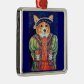 Pembroke Welsh Corgi Ornament Square Premium (Rechts)