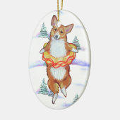 Pembroke Welsh Corgi Oval Ornament (Links)