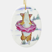 Pembroke Welsh Corgi Oval Ornament (Achterkant)