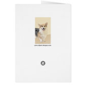 Pembroke Welsh Corgi Painting - Original Dog Art (Achterkant)