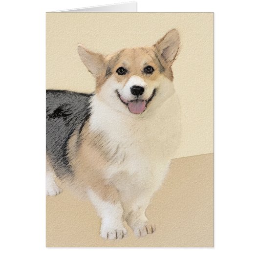 Pembroke Welsh Corgi Painting - Original Dog Art (Voorkant)