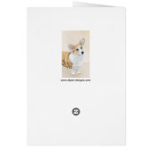 Pembroke Welsh Corgi Painting - Original Dog Art (Achterkant)