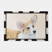 Pembroke Welsh Corgi Painting - Original Dog Art Deurmat (Voorkant)