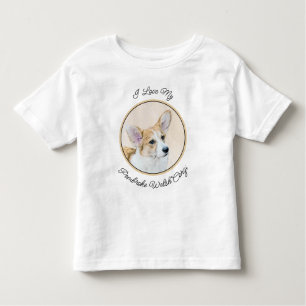 Pembroke Welsh Corgi Painting - Original Dog Art Kinder Shirts