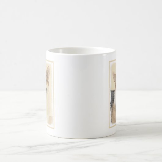 Pembroke Welsh Corgi Painting - Original Dog Art Koffiemok (Center)