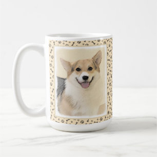 Pembroke Welsh Corgi Painting - Original Dog Art Koffiemok