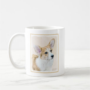 Pembroke Welsh Corgi Painting - Original Dog Art Koffiemok