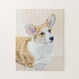 Pembroke Welsh Corgi Painting - Original Dog Art Legpuzzel