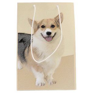 Pembroke Welsh Corgi Painting - Original Dog Art Medium Cadeauzakje