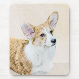 Pembroke Welsh Corgi Painting - Original Dog Art Muismat