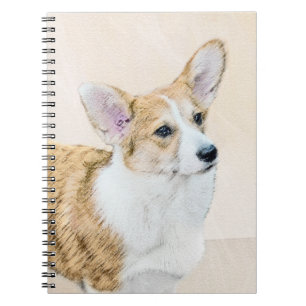 Pembroke Welsh Corgi Painting - Original Dog Art Notitieboek