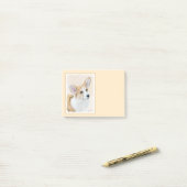 Pembroke Welsh Corgi Painting - Original Dog Art Post-it® Notes (Op bureau)