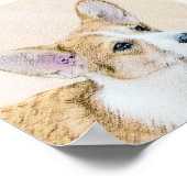 Pembroke Welsh Corgi Painting - Original Dog Art Poster (Hoek)