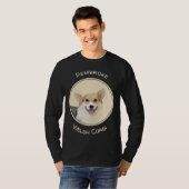 Pembroke Welsh Corgi Painting - Original Dog Art T-shirt (Voorkant volledig)