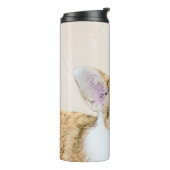 Pembroke Welsh Corgi Painting - Original Dog Art Thermosbeker (Gedraaid links)