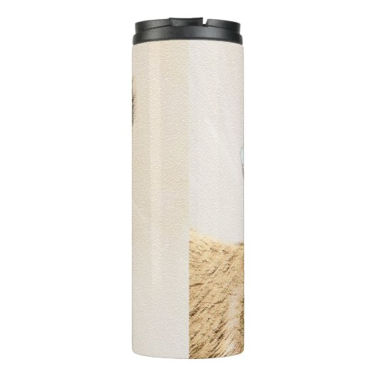 Pembroke Welsh Corgi Painting - Original Dog Art Thermosbeker (Achterkant)