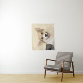 Pembroke Welsh Corgi Painting - Original Dog Art Wandkleed (In situ)