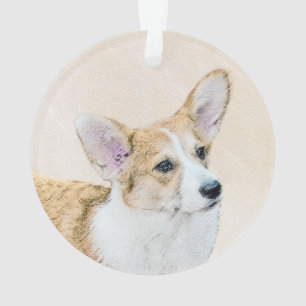 Pembroke Welsh Corgi Painting - Originele Dog Art Ornament
