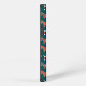 Pembroke Welsh Corgi Pattern iPhone Hoesje (Rechterkant)