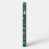 Pembroke Welsh Corgi Pattern iPhone Hoesje (Linkerkant)