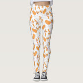 Pembroke Welsh Corgi Pattern Leggings (Voorkant)