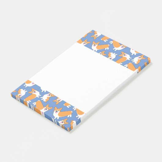 Pembroke Welsh Corgi Pattern Post-it® Notes (Schuin)