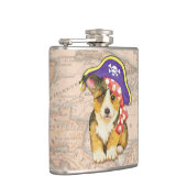 Pembroke Welsh Corgi Pirate Heupfles (Rechts)