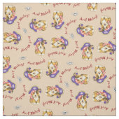 Pembroke Welsh Corgi Pirate Stof (Swatch)