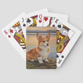 Pembroke Welsh Corgi Pokerkaarten