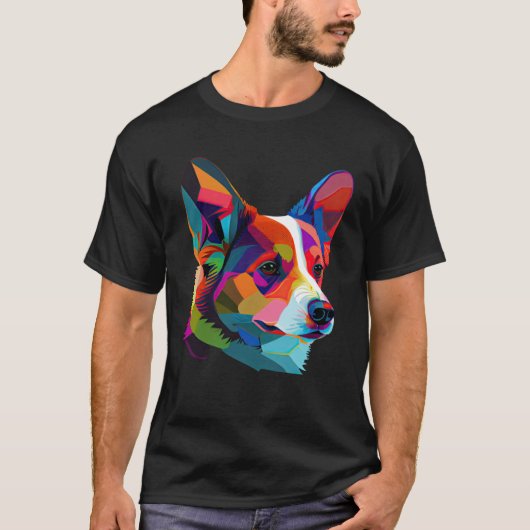 Pembroke Welsh Corgi Pop Pembroke Corgi T-shirt (Voorkant)