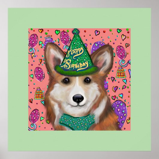 PEMBROKE WELSH CORGI POSTER (Voorkant)