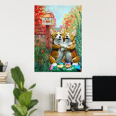 Pembroke Welsh Corgi Poster Print (Thuiskantoor)