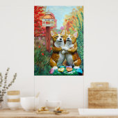 Pembroke Welsh Corgi Poster Print (Keuken)