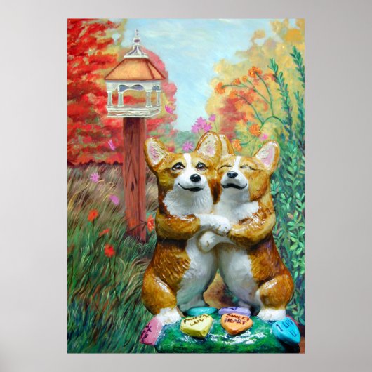 Pembroke Welsh Corgi Poster Print (Voorkant)