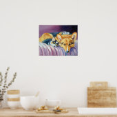 Pembroke Welsh Corgi Poster Print (Keuken)
