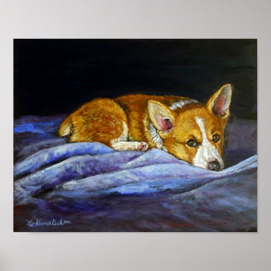 Pembroke Welsh Corgi Poster Print (Voorkant)