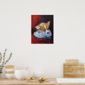 Pembroke Welsh Corgi Poster Print (Keuken)