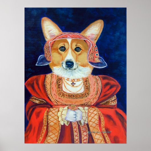Pembroke Welsh Corgi Poster Print (Voorkant)