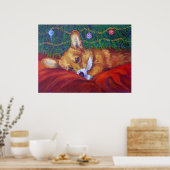 Pembroke Welsh Corgi Poster PRINT (Keuken)