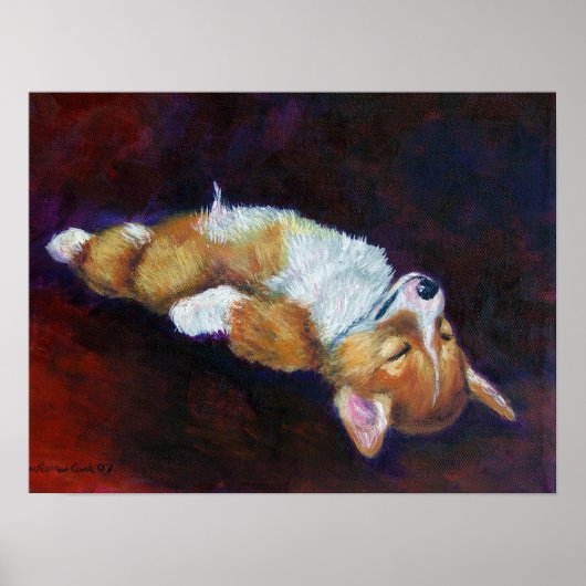 Pembroke Welsh Corgi Poster Print (Voorkant)