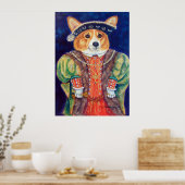 Pembroke Welsh Corgi Poster Print (Keuken)