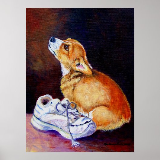 Pembroke Welsh Corgi Poster Print (Voorkant)