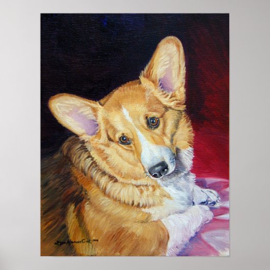 Pembroke Welsh Corgi Print (Voorkant)