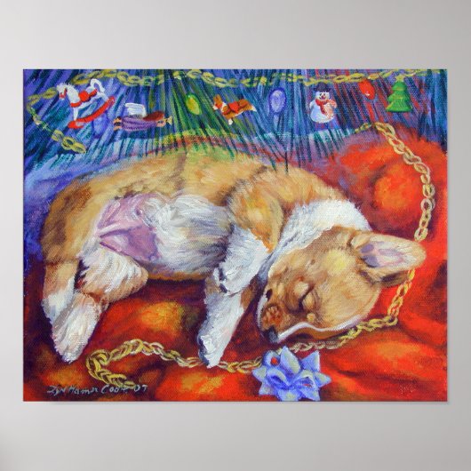 Pembroke Welsh Corgi Print (Voorkant)