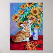 Pembroke Welsh Corgi Print (Voorkant)
